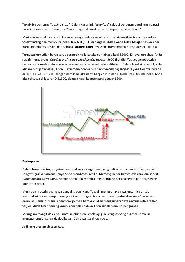 Strategi profit trading forex