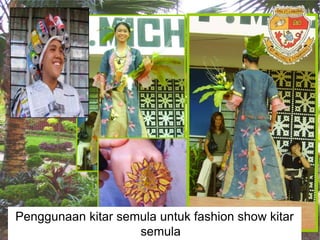 plastik pembungkus limau mandarin digunakan untuk menghias tumbuhan sekolah<br />