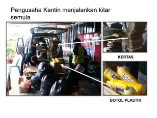 Anugerah Kelas yang menggunakan bahan kitar semula terbanyak<br />Kelas <br />Tingkatan 5 Ikhlas<br />