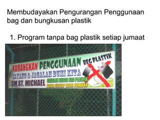 Pembudayaan jualan bahan kitar semula<br />