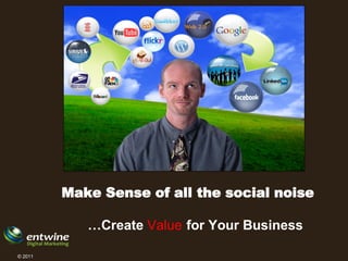 Make Sense of all the social noise

            …Create Value for Your Business

© 2011
 
