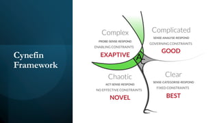 Cynefin
Framework
 