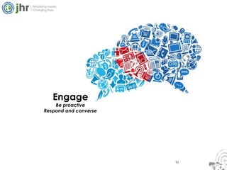 13 Engage Be proactive Respond and converse 
