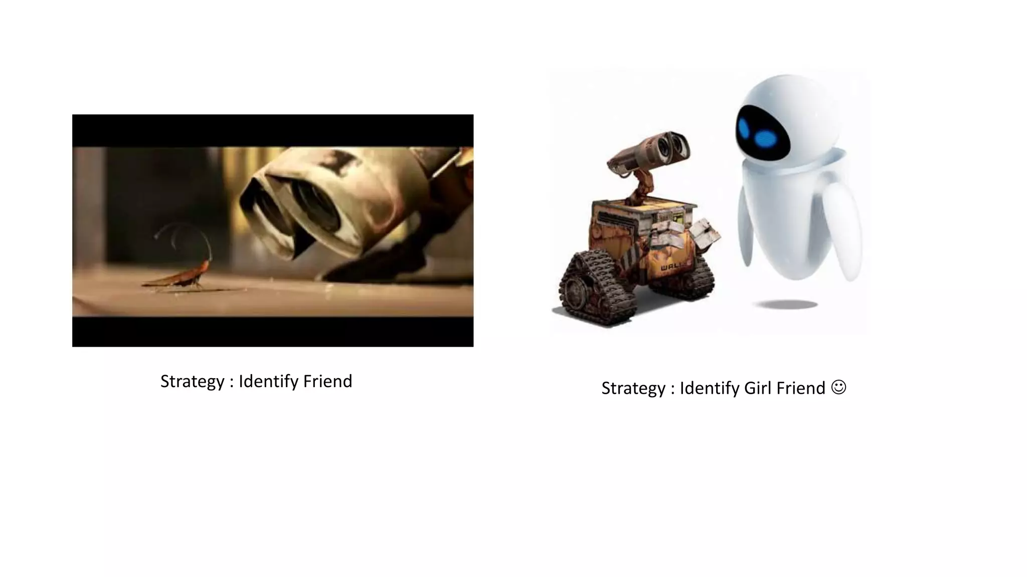 Strategy : Identify Friend   Strategy : Identify Girl Friend 
 