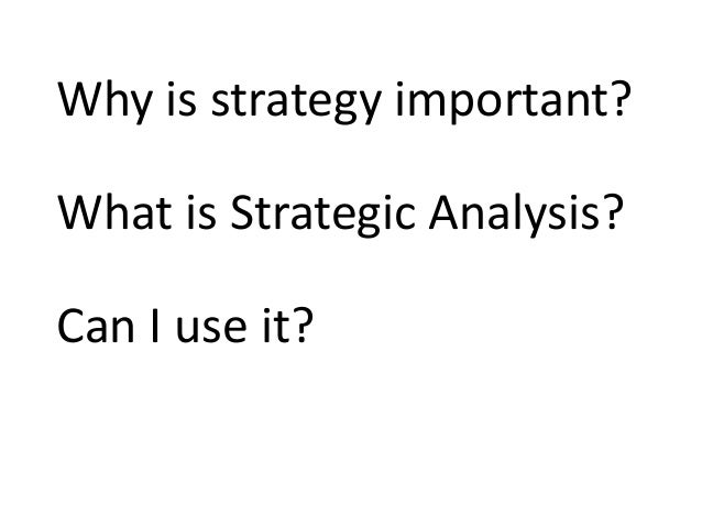 Strategy Analysis