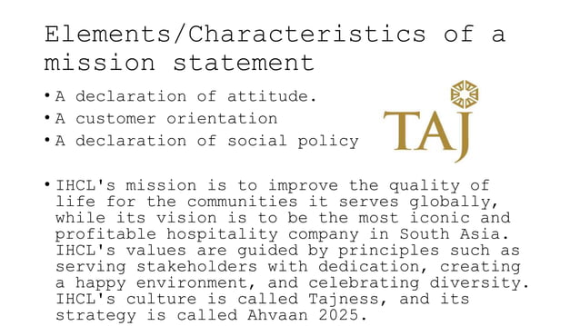 Strategy And Mission Statement Unit 1 Pptx