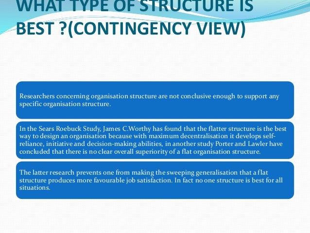 Relationship Between Strategy And Structure Of An Organization