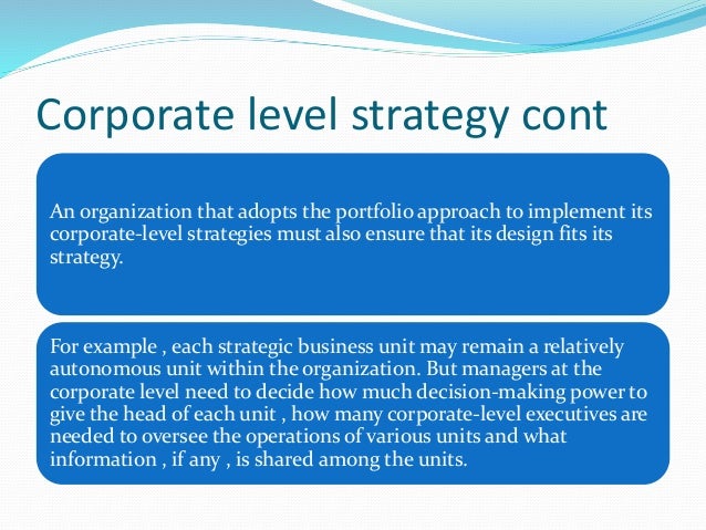 Relationship Between Strategy And Structure Of An Organization