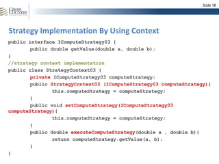 Strategy Design Pattern | PPT