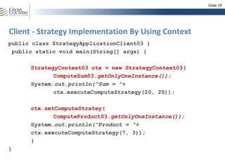 Strategy Design Pattern | PPT