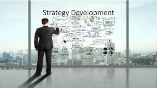 Strategy Development
Dr. Dimitrios P. Kamsaris
 