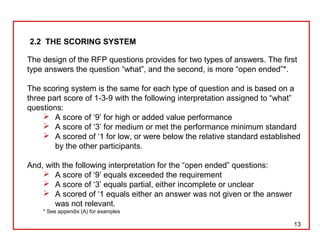 System Rfp Scorecard Components Toys R Us marketing database RFP responses, Ph I, Charles de Gruchy | PPT