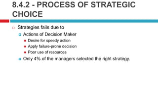 Strategy formulation : functional strategy & Strategy Choice | PPTX