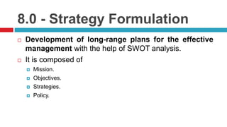Strategy formulation : functional strategy & Strategy Choice | PPTX