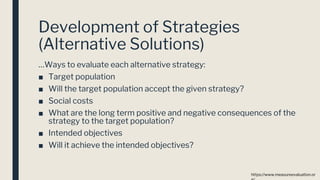Strategy and Target formulation | PPT
