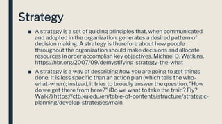 Strategy and Target formulation | PPT