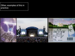 Other, examples of this in
practice:
 