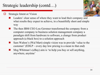 Leader Strategy Vs Implementation View Strategy implementation and control.ppt