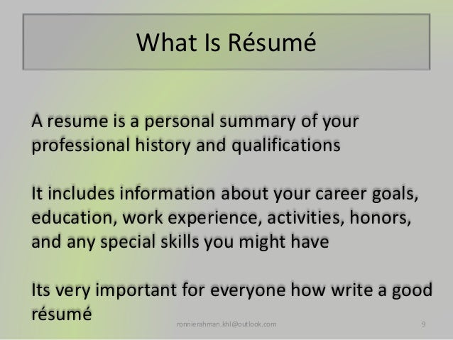 tactic in the job search procedure standard résumé writing procedure