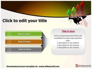 Strategy Map Powerpoint Template - SlideWorld