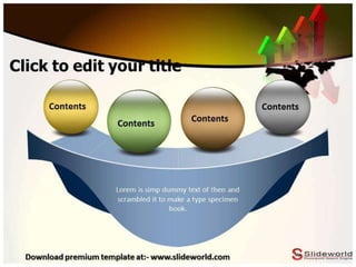 Strategy Map Powerpoint Template - SlideWorld