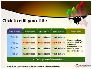 Strategy Map Powerpoint Template - SlideWorld