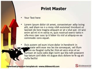 Strategy Map Powerpoint Template - SlideWorld