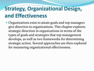 Strategy organizational design_and_effec32 | PPT