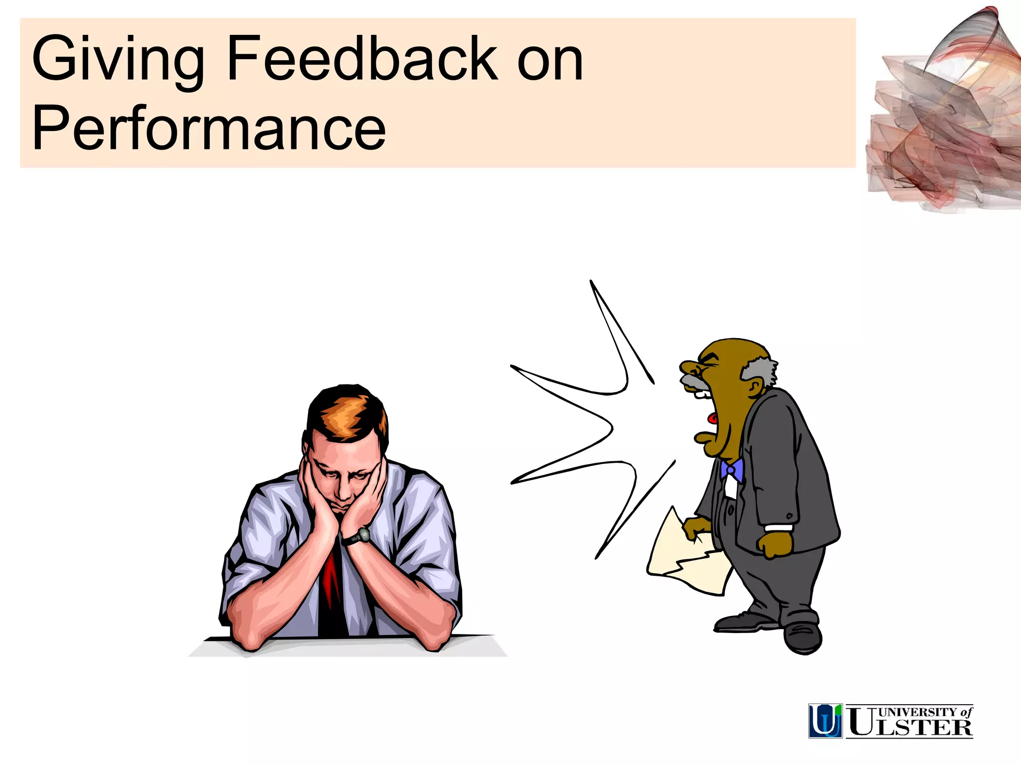 Giving Feedback on Performance 