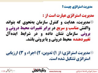 فلسفه استراتژي - بخش 1 از 2