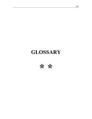 182
GLOSSARY
* *
 
