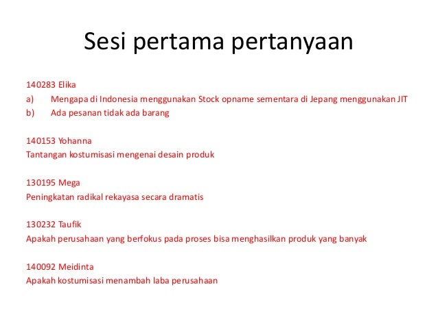 Pertanyaan Tentang Strategi Pemasaran LEMBAR EDU