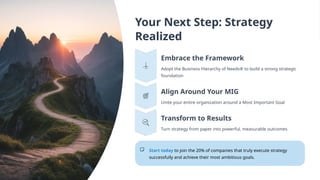 Next Step Strategy Business Strategy Realized The Business Hierarchy of Needs | PPTX