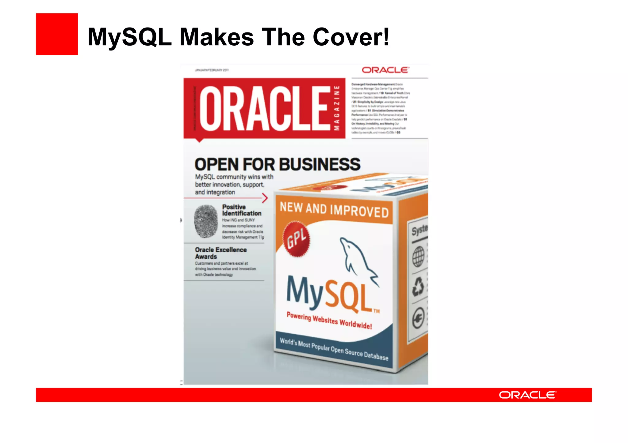 MySQL Makes The Cover!
 