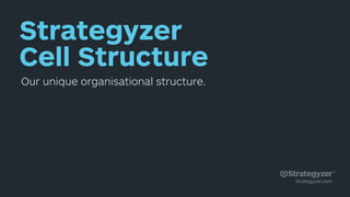 strategyzer.com
Strategyzer
Cell Structure
Our unique organisational structure.
 