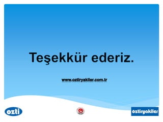 Strateji̇k pazarlama ÖZTİRYAKİLER