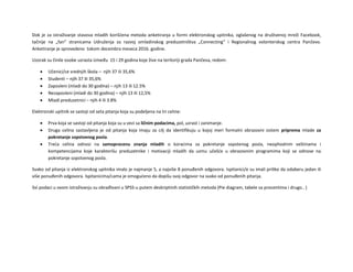 Dok je za istraživanje stavova mladih korišćena metoda anketiranja u formi elektronskog upitnika, oglašenog na društvenoj mreži Facebook,
tačnije na „fan“ stranicama Udruženja za razvoj omladinskog preduzetništva „Connecting“ i Regionalnog volonterskog centra Pančevo.
Anketiranje je sprovedeno tokom decembra meseca 2016. godine.
Uzorak su činile osobe uzrasta između 15 i 29 godina koje žive na teritoriji grada Pančeva, redom:
 Učenici/ce srednjih škola – njih 37 ili 35,6%
 Studenti – njih 37 ili 35,6%
 Zaposleni (mladi do 30 godina) – njih 13 ili 12.5%
 Nezaposleni (mladi do 30 godina) – njih 13 ili 12,5%
 Mladi preduzetnici – njih 4 ili 3.8%
Elektronski upitnik se sastoji od seta pitanja koja su podeljena na tri celine:
 Prva koja se sastoji od pitanja koja su u vezi sa ličnim podacima, pol, uzrast i zanimanje.
 Druga celina sastavljena je od pitanja koja imaju za cilj da identifikuju u kojoj meri formalni obrazovni sistem priprema mlade za
pokretanje sopstvenog posla.
 Treća celina odnosi na samoprocenu znanja mladih o koracima za pokretanje sopstenog posla, neophodnim veštinama i
kompetencijama koje karakterišu preduzetnike i motivaciji mladih da uzmu učešće u obrazovnim programima koji se odnose na
pokretanje sopstvenog posla.
Svako od pitanja iz elektronskog upitnika imalo je najmanje 5, a najviše 8 ponuđenih odgovora. Ispitanici/e su imali prilike da odaberu jedan ili
više ponuđenih odgovora. Ispitanicima/cama je omogućeno da dopišu svoj odgovor na svako od ponuđenih pitanja.
Svi podaci u ovom istraživanju su obrađivani u SPSS-u putem deskriptinih statističkih metoda (Pie diagram, tabele sa procentima i drugo.. )
 