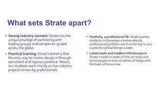 Strate school of design | PPTX