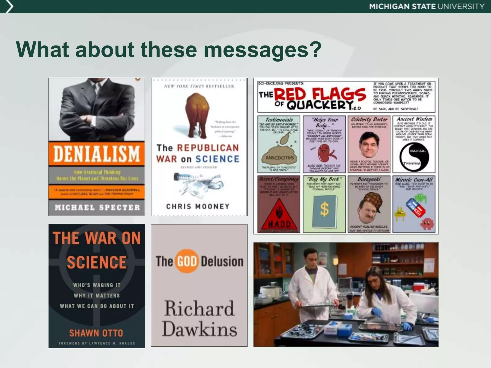 What about these messages?
 