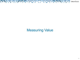 Measuring Value




                  15
 