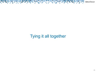 Tying it all together




                        26
 