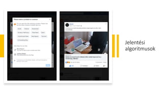 Jelentési
algoritmusok
 