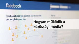 Hogyan működik a
közösségi média?
 