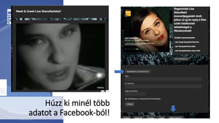 Húzz ki minél több
adatot a Facebook-ból!
 
