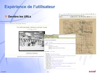 Expérience de l’utilisateur Derrière les URLs 