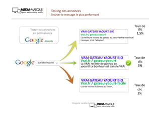 Les réseaux sociaux pour quoi
faire?
Gregoire Lockhart
 