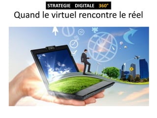 STRATEGIE DIGITALE 360°

Quand le virtuel rencontre le réel

 