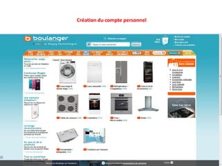 Création du compte personnel