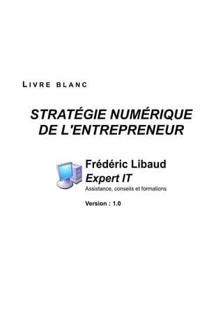 LIVRE BLANC


 STRATÉGIE NUMÉRIQUE
  DE L'ENTREPRENEUR




          Version : 1.0
 