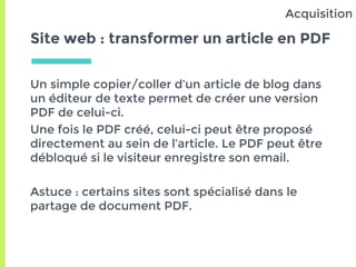 Site web : transformer un article en PDF
Un simple copier/coller d’un article de blog dans
un éditeur de texte permet de c...